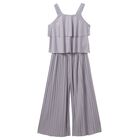 Girls Silver Pleated Trouser Set, 1, hi-res