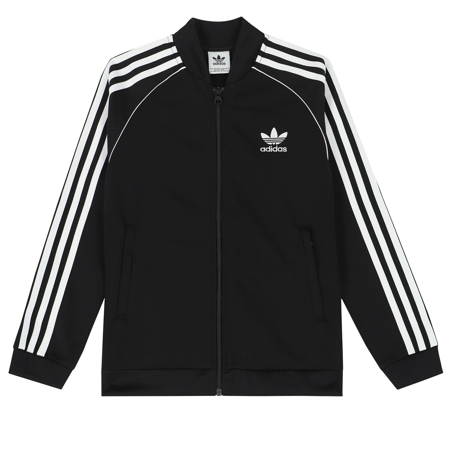 Black Logo Zip-Up Top, 1, hi-res image number null