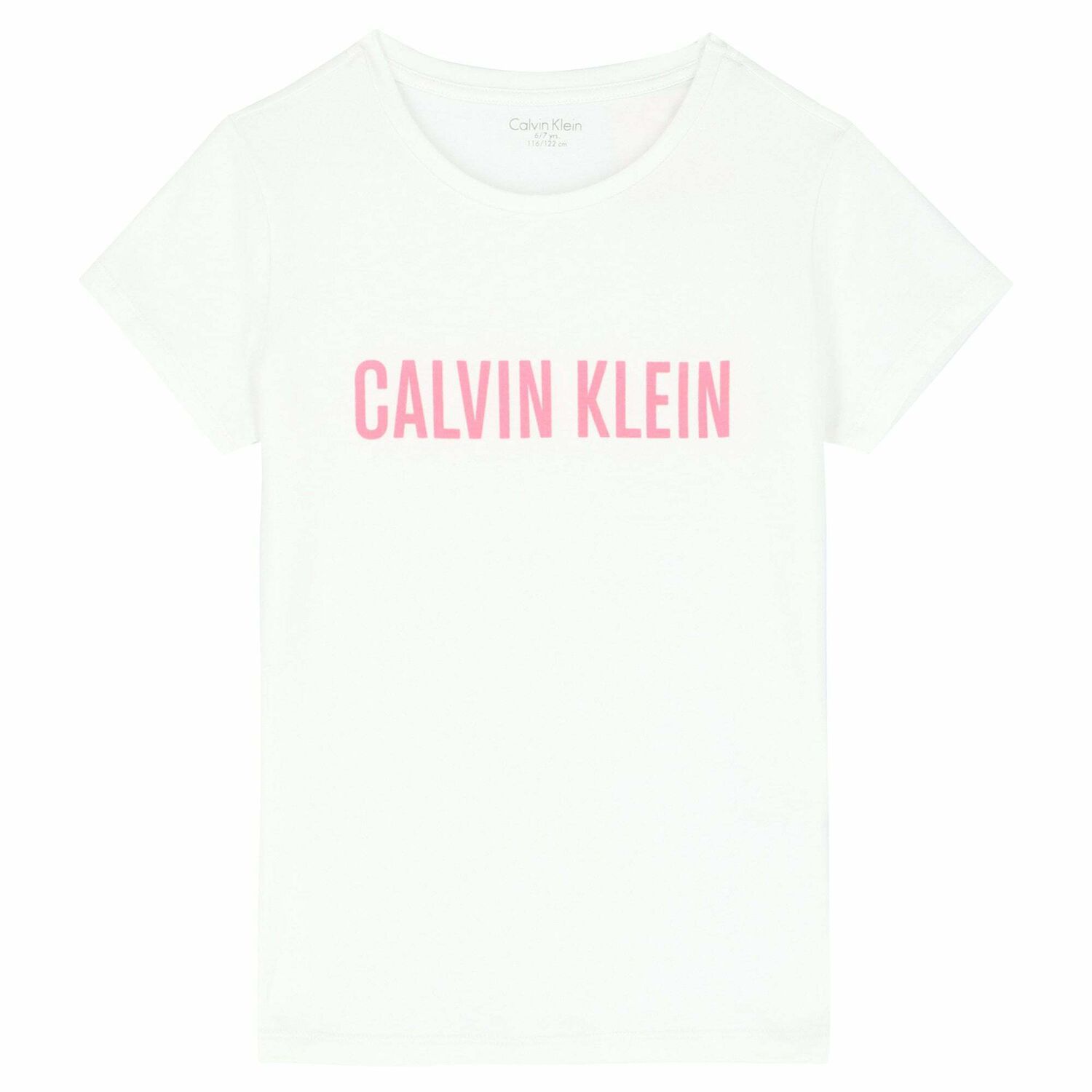 Girls White & Pink Top & Shorts Set, 1, hi-res