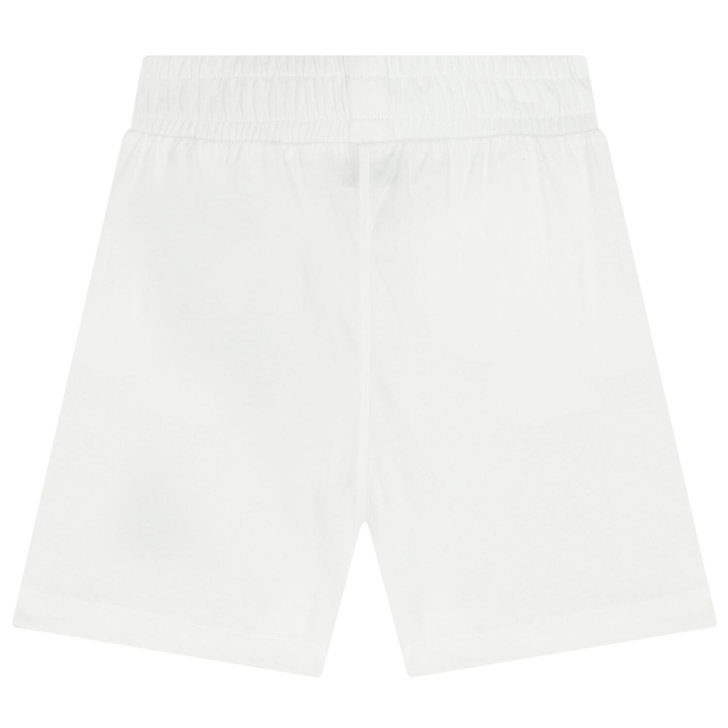 Boys White Logo Shorts Set, 1, hi-res