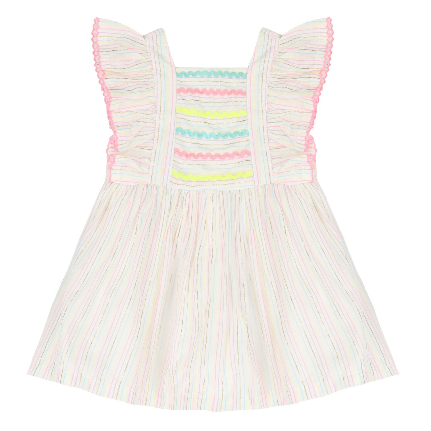 Baby Girls White Dress Set, 1, hi-res image number null