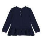 Baby Girls Navy Blue Teddy Bear Tracksuit, 1, hi-res