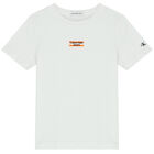 Boys White Logo T-Shirt, 2, hi-res