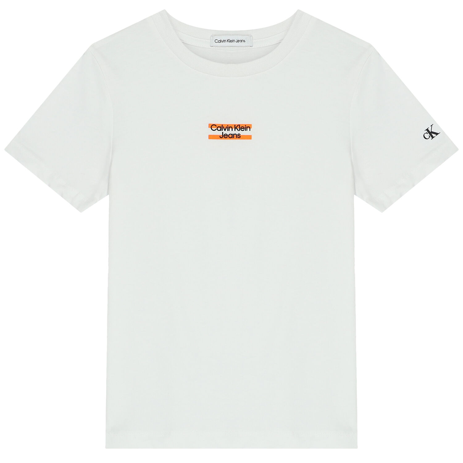 Boys White Logo T-Shirt, 2, hi-res
