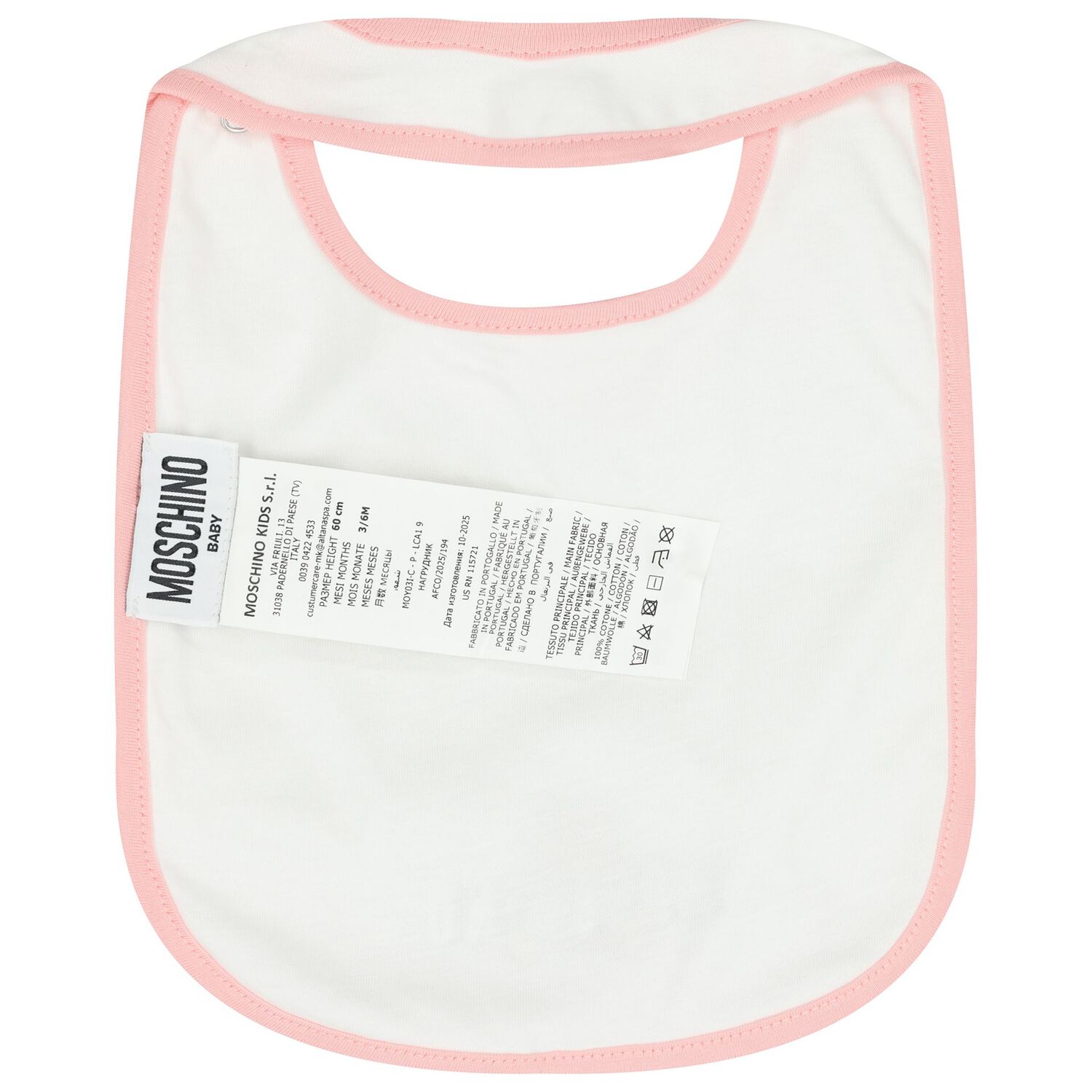 Baby Girls Pink Teddy Bear Logo Babygrow Gift Set, 5, hi-res