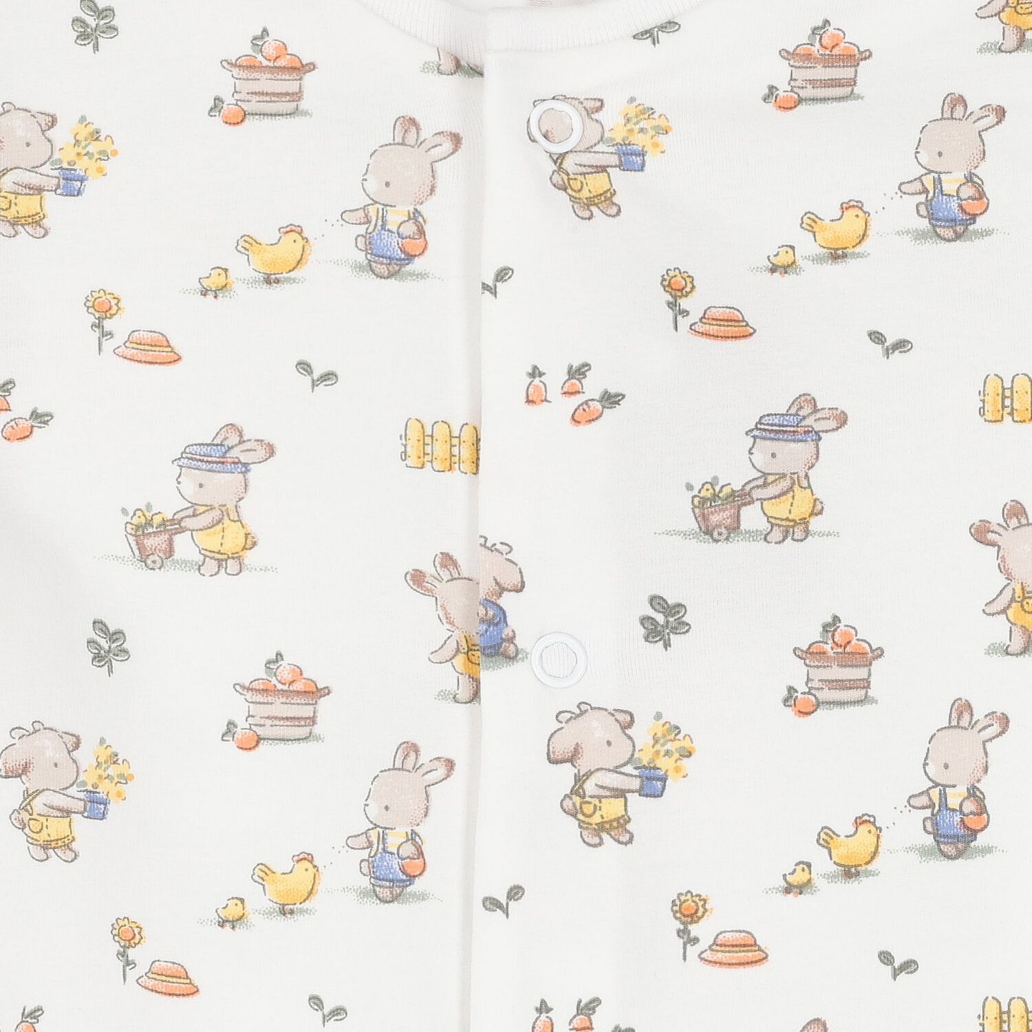 Baby Boys White & Yellow Rompers ( 2-Pack ), 1, hi-res