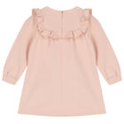 Younger Girls Pink Logo Dress, 1, hi-res