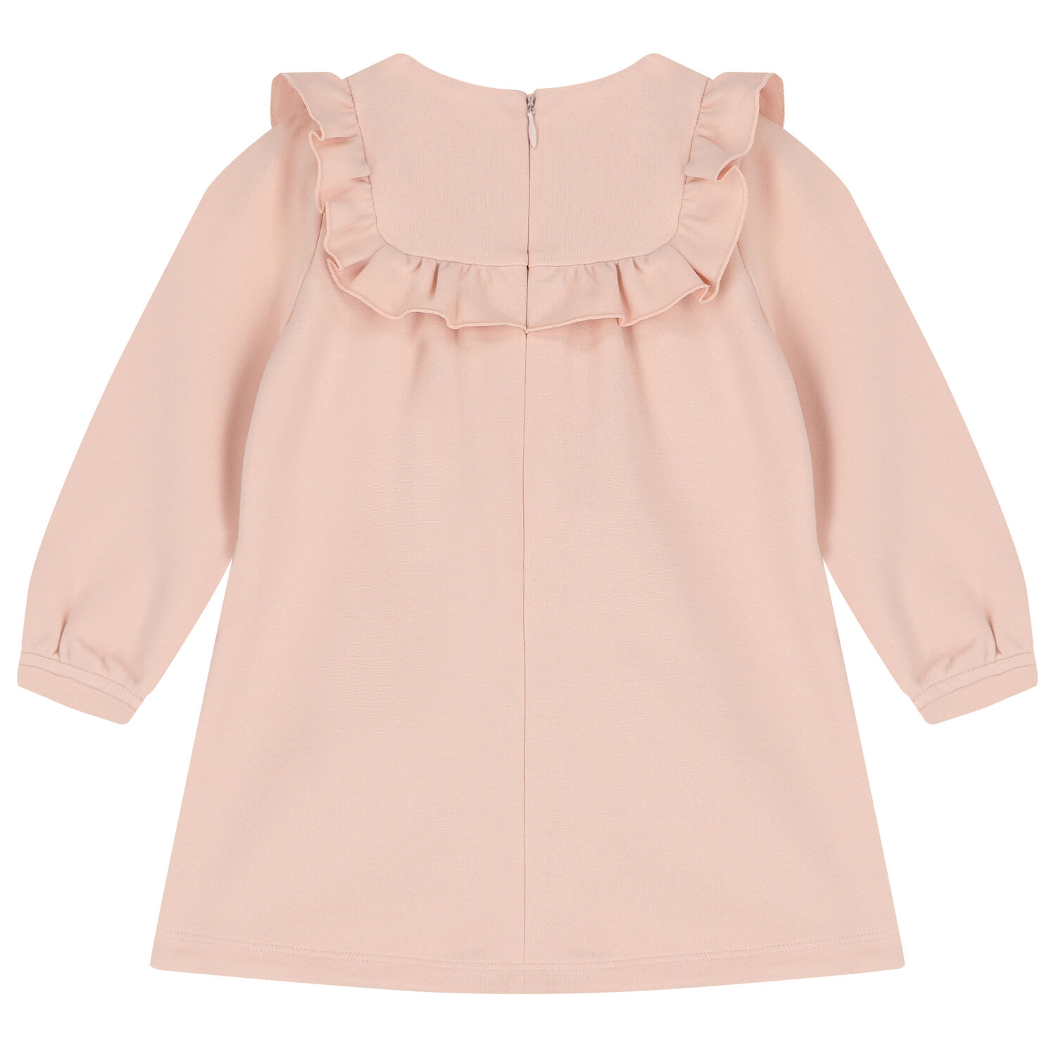 Younger Girls Pink Logo Dress, 1, hi-res