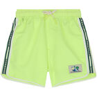 Boys Neon Green Swim Shorts, 1, hi-res