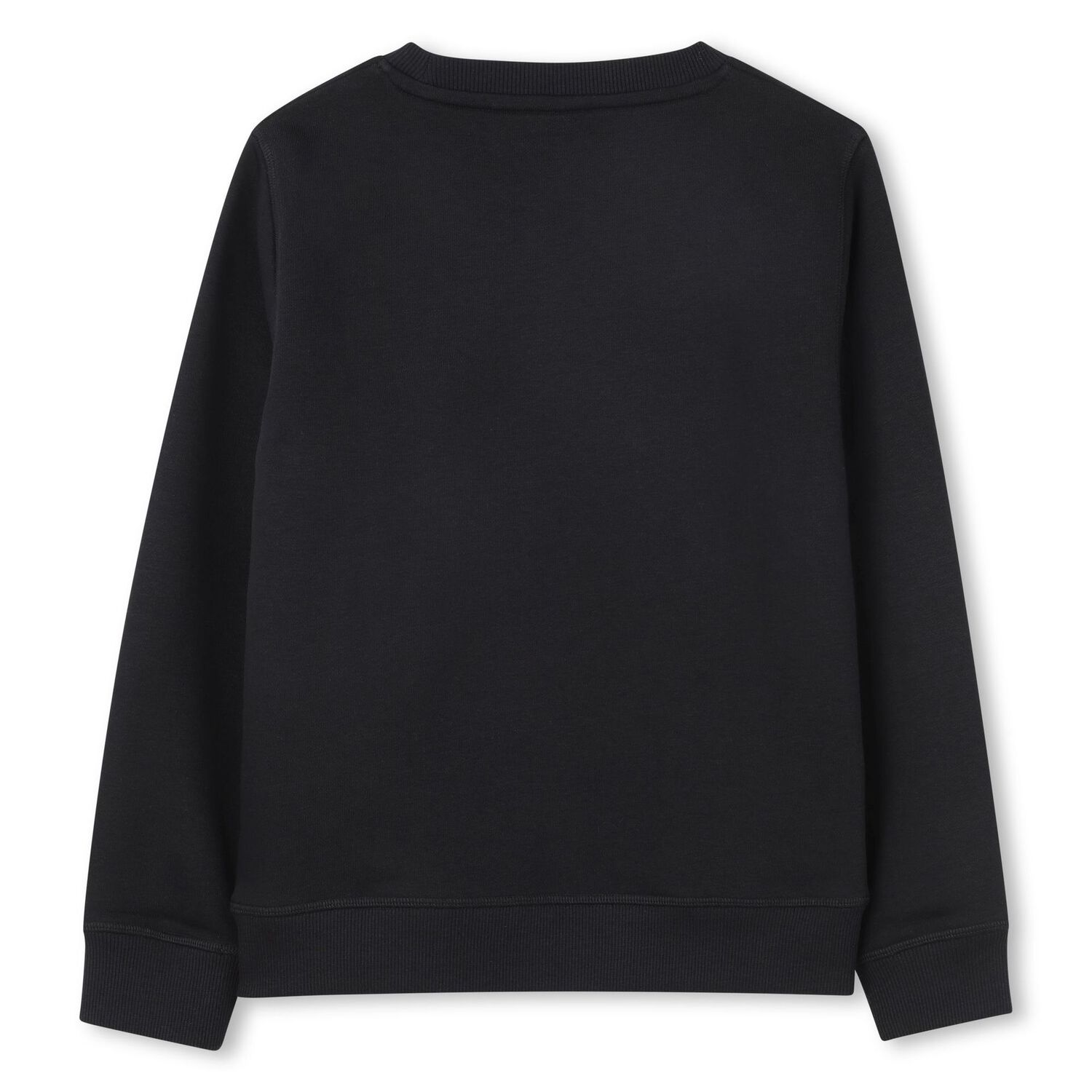 Boys Black Logo Sweatshirt, 1, hi-res