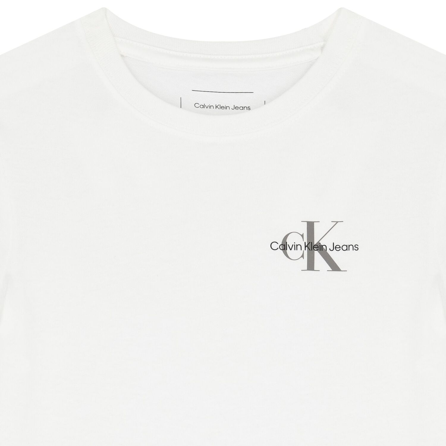 Boys White Logo T-Shirt, 5, hi-res image number null