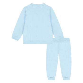 Younger Blue Teddy Bear Logo Tracksuit