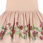 Younger Girls Pink Floral Print Dress, 1, hi-res