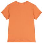 Boys Orange Logo T-Shirt, 1, hi-res