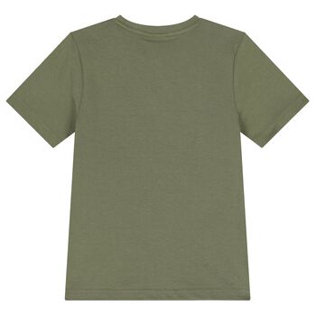 Boys Green Logo T-Shirt