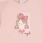 Younger Girls Pink & Yellow Shorts Set, 1, hi-res