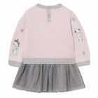 Younger Girls Pink Sweater & Dress Set, 2, hi-res