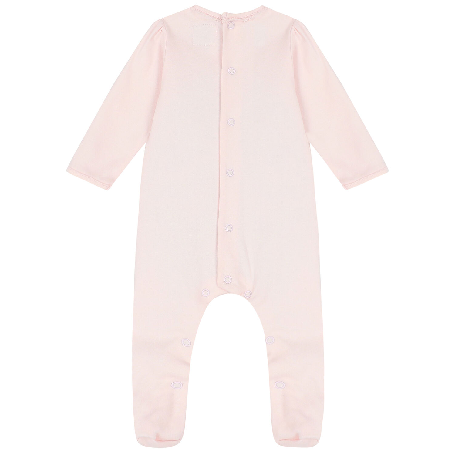 Baby Girls Pink Floral Babygrow, 1, hi-res