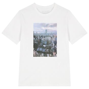 Boys White Logo T-Shirt