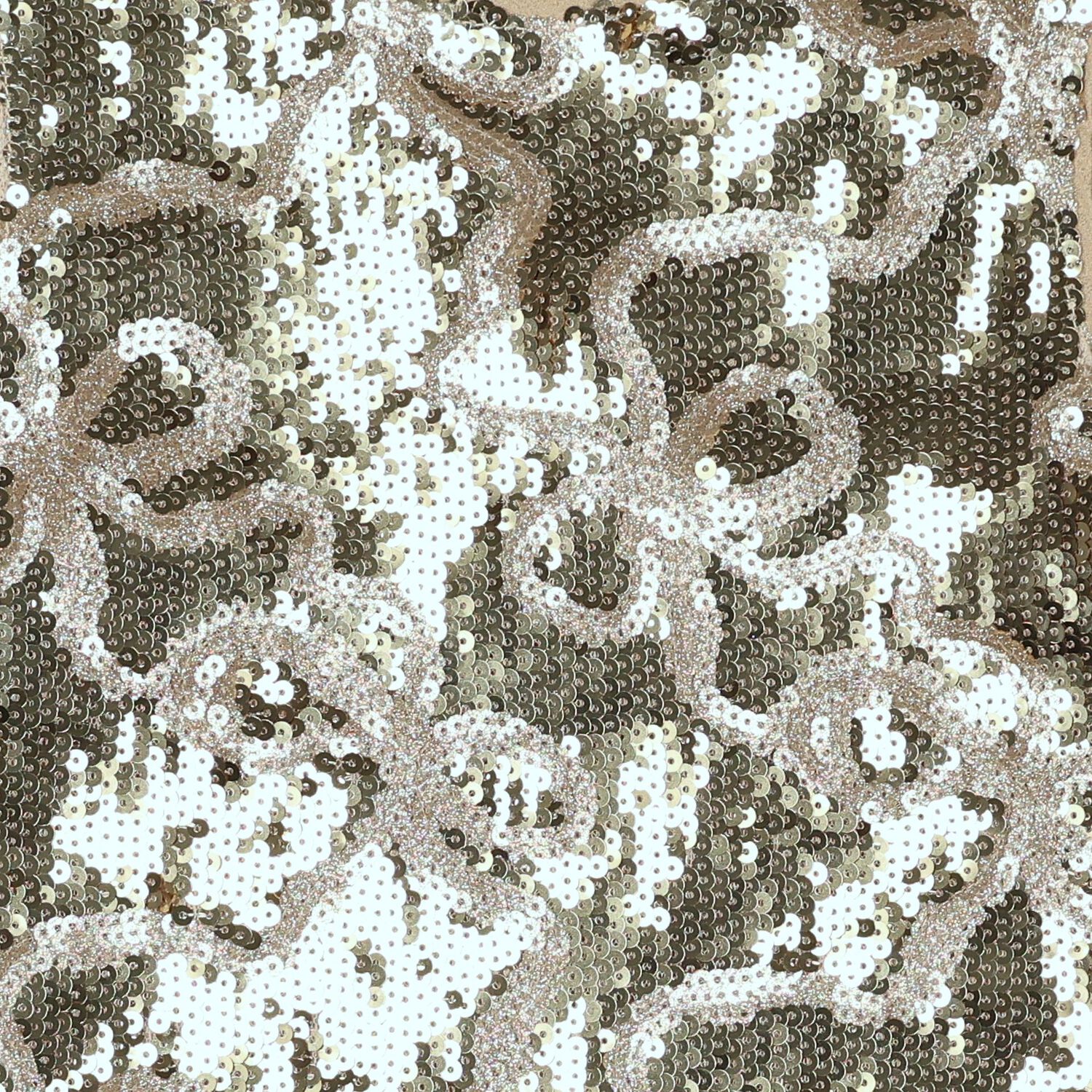Girls Gold Sequin Bow Bonita Dress, 1, hi-res