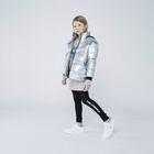 Girls Black Logo Leggings, 1, hi-res