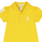 Baby Girls Yellow Logo Dress Set, 1, hi-res