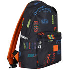 Boys Black Logo Backpack, 2, hi-res