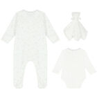 White Babygrow, Bodysuit & Toy Gift Set, 1, hi-res