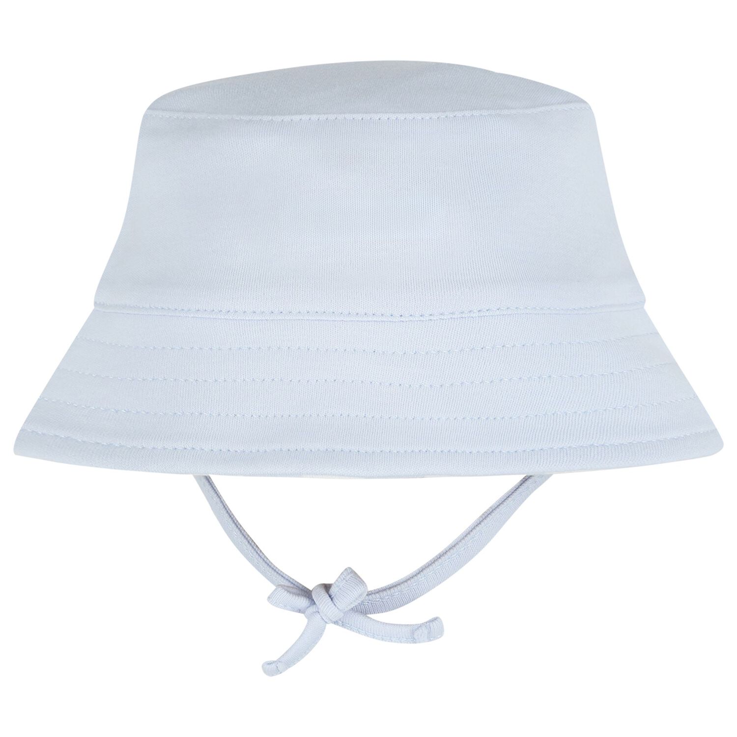 Baby Boys Blue & White Striped Logo Reversible Hat, 1, hi-res