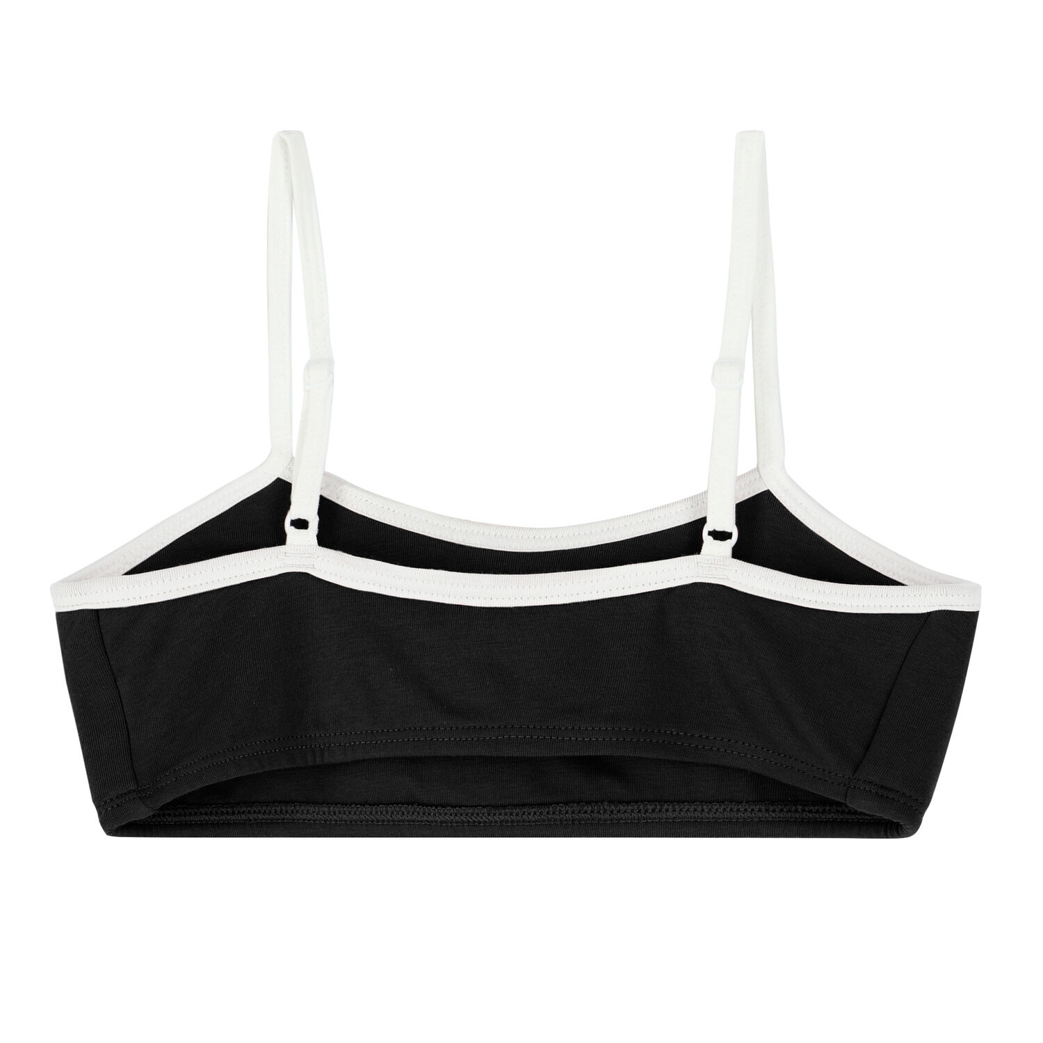 Girls Black Logo Bralette, 1, hi-res image number null