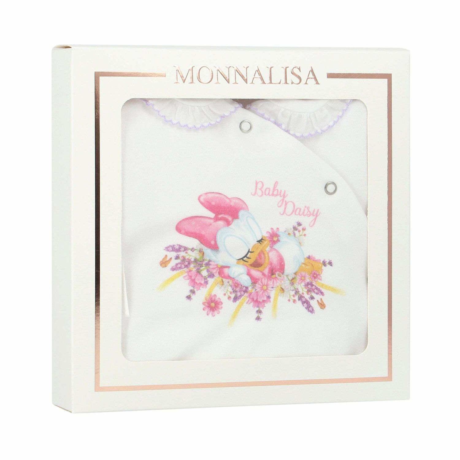 Baby Girls White Babygrow Set, 1, hi-res