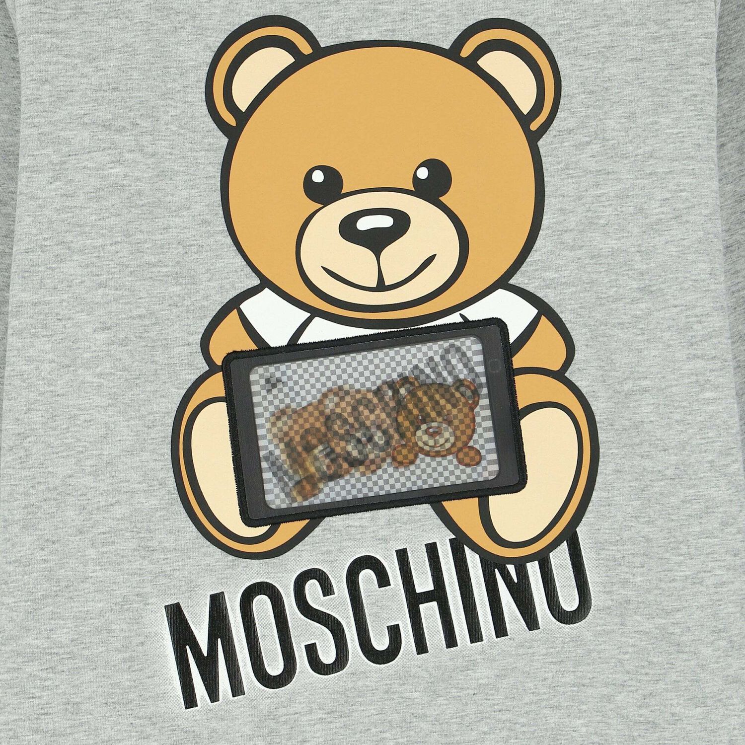 Grey Logo Long Sleeve Top, 2, hi-res