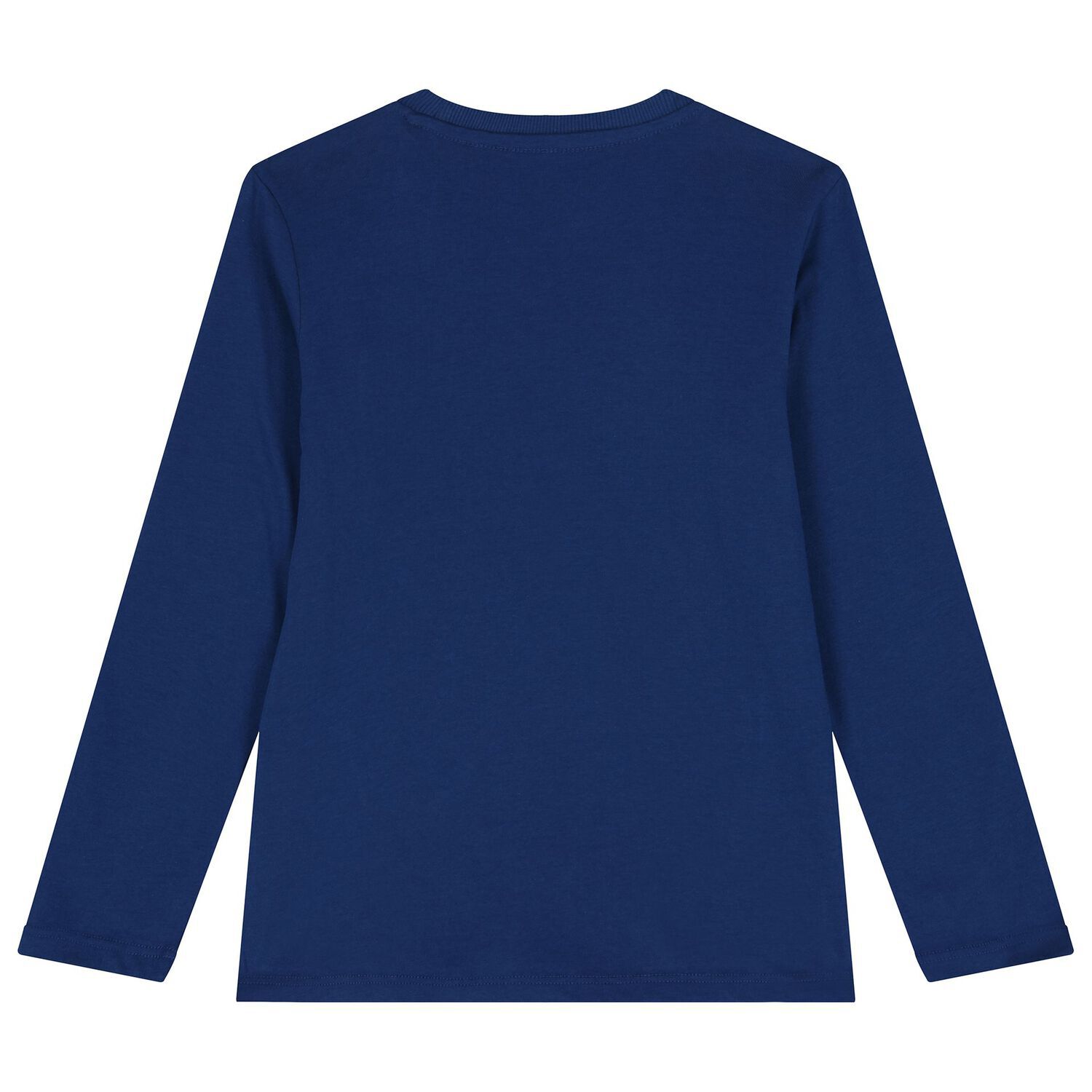 Boys Blue Teddy Bear Long Sleeve Top, 3, hi-res image number null