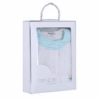 Girls White Ruffle Babygrow, 1, hi-res