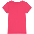 Girls Pink Logo T-Shirt, 1, hi-res