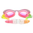 Girls Multi-Coloured Butterfly Swimming Goggles, 2, hi-res