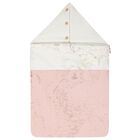 Baby Girls Ivory & Pink Geo Map Baby Nest, 1, hi-res