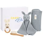 Pale Green Baby Blanket & Bunny Comforter Gift Set, 4, hi-res