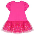 Girls Pink Tulle Dress, 1, hi-res