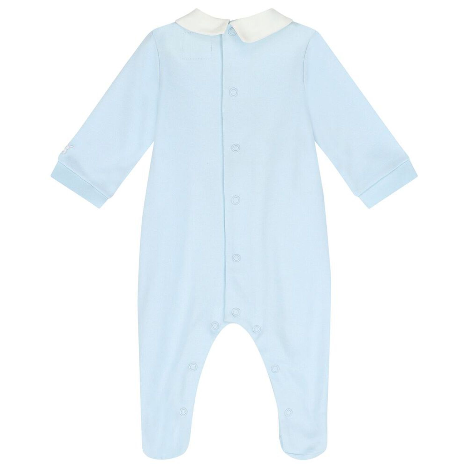 Baby Boys Blue Babygrow, 1, hi-res