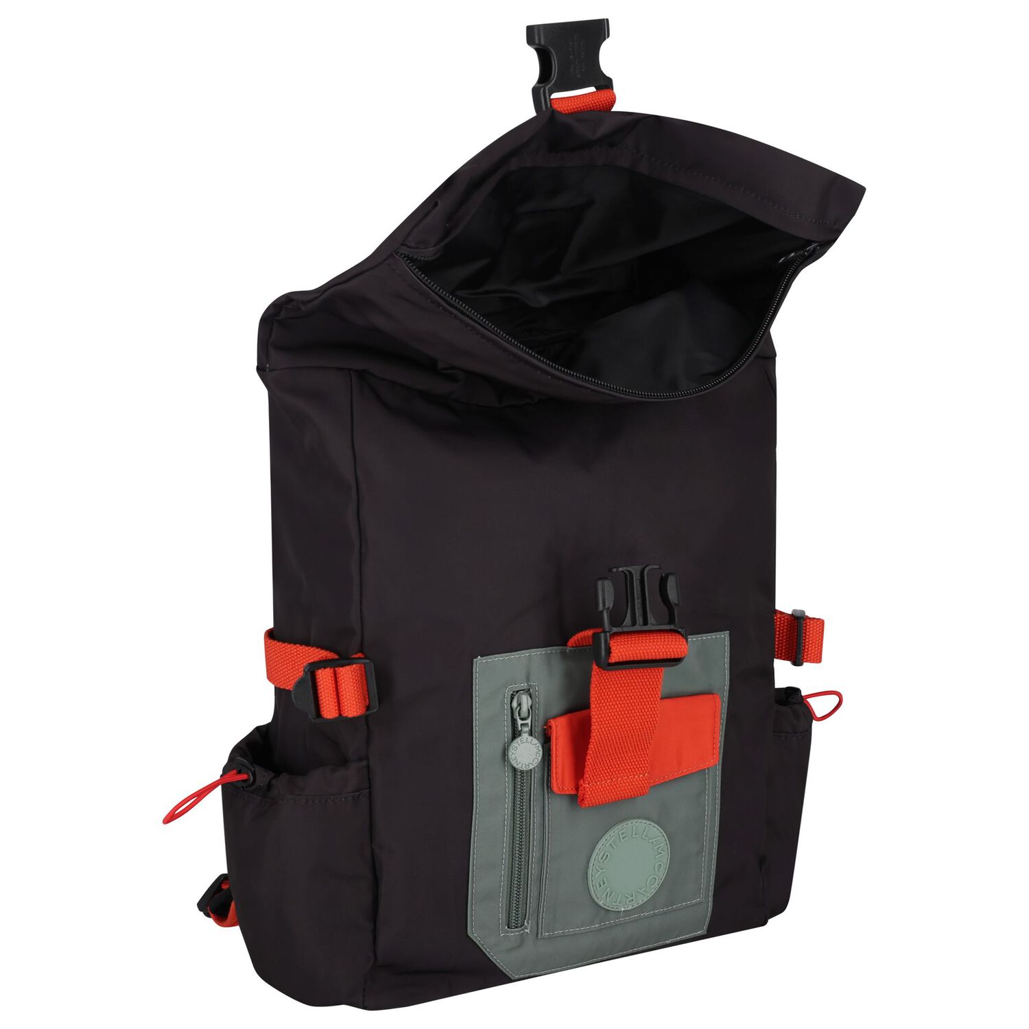 Boys Black & Green Backpack, 1, hi-res