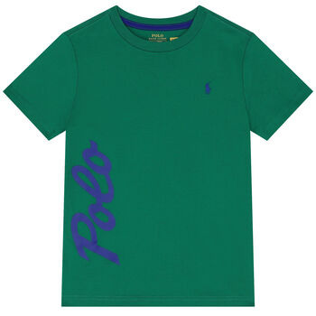 Boys Green Logo T-Shirt