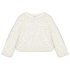 Girls White Sequin Sweatshirt, 1, hi-res