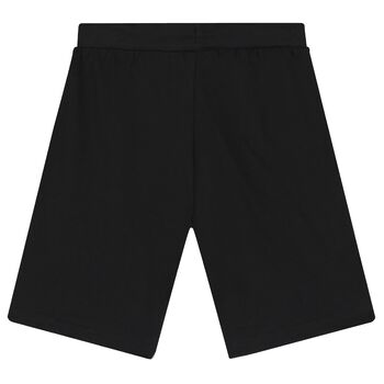 Boys Green & Black Dinosaur Shorts Set