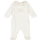 Ivory & Beige Babygrow, 2, hi-res