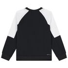 Boys Black Logo Tracksuit, 1, hi-res