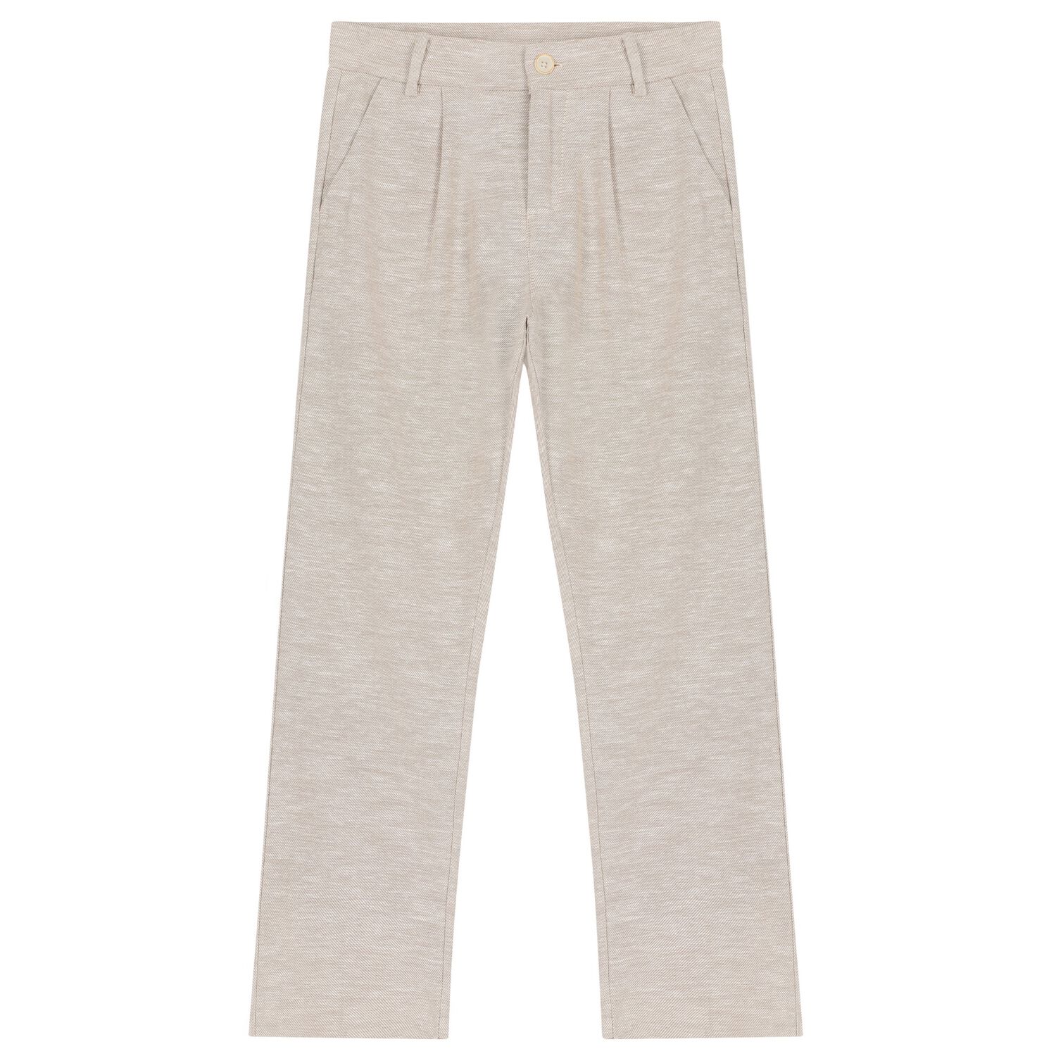Boys Beige Trousers, 1, hi-res image number null