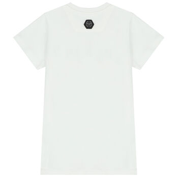 Boys White Logo T-Shirt