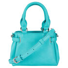 Girls Blue Bow Handbag, 1, hi-res