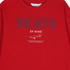 Boys Blue & Red Long Sleeve Top ( 2 Pack ), 3, hi-res